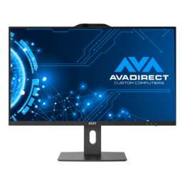 All-in-One Desktops - MSI PRO AP272P 14M-602US (PAP27214M602), 27" FHD, Intel® Core™ i7-14700, Intel® Iris® Xe Graphics, All-in-One PC