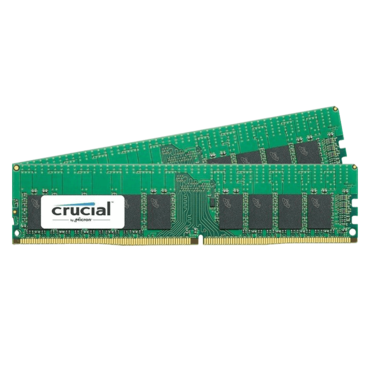 32GB (2 x 16GB) Dual-Rank, DDR4 2400MHz, CL17, ECC Unbuffered Memory