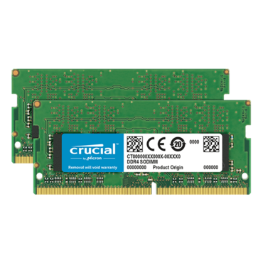 16GB Kit (2 x 8GB) DDR4 2400MHz, CL17, SO-DIMM Memory