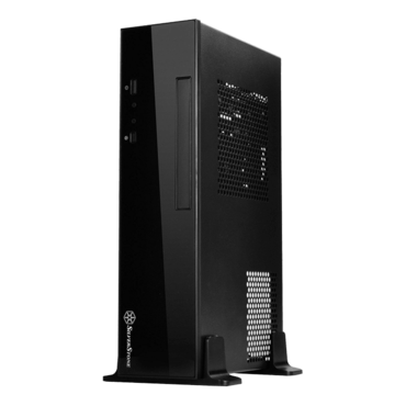 Milo Series SST-ML09B, No PSU, Mini-ITX, Black, HTPC Case