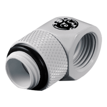 G 1/4&quot; Deluxe White Rotary 90 Degree IG 1/4&quot; Adapter