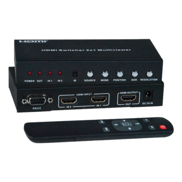 Low-Cost HDMI Dual Screen Splitter/Multiviewer with IR &amp; RS232