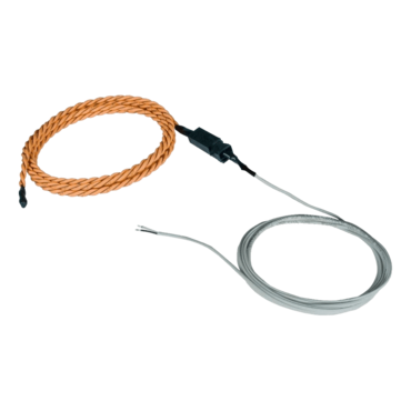 Liquid Detection Sensor, Plenum Rope-Style - Length 1000 ft water sensor cable, 20 ft 2-wire cable