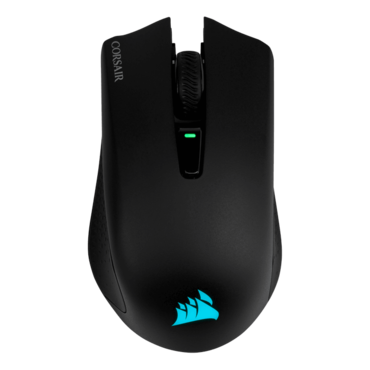 HARPOON RGB, 1 RGB Zones, 10000-dpi, Wired/Wireless/Bluetooth, Black, Optical Gaming Mouse