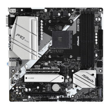 B550M Pro4, AMD B550 Chipset, AM4, DP, microATX Motherboard