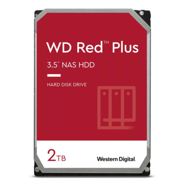 2TB Red Plus WD20EFZX, 5400 RPM, SATA 6Gb/s, 128MB cache, 3.5&quot; HDD