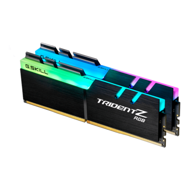 16GB (2 x 8GB) Trident Z RGB DDR4 4000MHz, CL18, Black, RGB LED, DIMM Memory