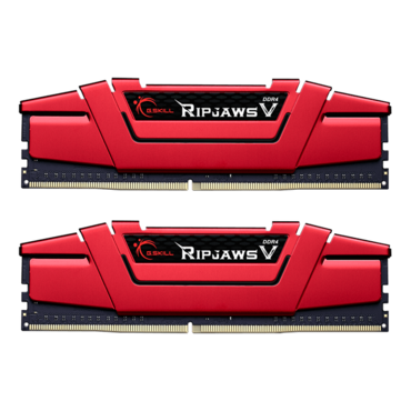 32GB (2 x 16GB) Ripjaws V DDR4 3600MHz, CL19, Red, DIMM Memory