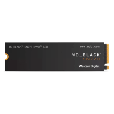 250GB Black SN770, 4000 / 2000 MB/s, 3D NAND, PCIe 4.0 x4 NVMe, M.2 2280 SSD