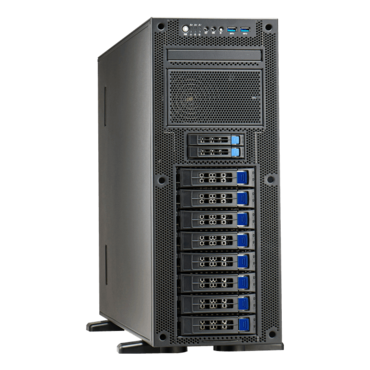 Transport HX FT65T-B8030 (B8030F65TV8E2H-G), 4U / Tower, AMD SoC, 8x 3.5&quot; SATA/SAS Hotswap + 2x 2.5&quot; NVMe/SATA Hotswap, 8x DDR4, 2x 1GbLAN, 2000W PSU