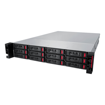 TeraStation™ TS51220RH TS51220RH9612 (8TBx12 HDDs included), 12-bay 2U NAS Server, Alpine AL524, 4-core 2.04GHz processor, 16GB DDR4 RAM, SATA 6Gb/s, 10GbLAN / 2, 1GbLAN/ 2, USB 3.2 / 2, 500W PSU