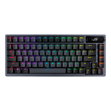 ROG Azoth, Per Key RGB, ROG NX Red, Wireless/Wired/Bluetooth, Gunmetal, Mechanical Gaming Keyboard