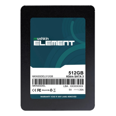 512GB Element 7 mm, 500 / 450 MB/s, 3D TLC NAND, SATA 6Gb/s, 2.5&quot; SSD