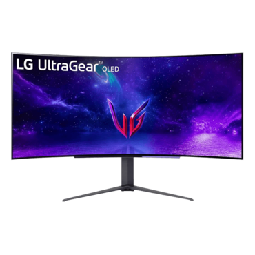 UltraGear™ 45GR95QE-B, Curved, 44.5&quot; OLED, 3440 x 1440 (UWQHD), 0.03 ms, 240Hz, FreeSync™ Premium Gaming Monitor