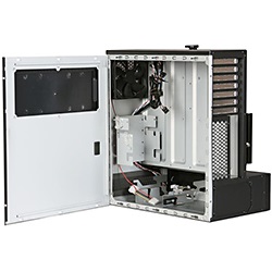 Bravo BL-01B (New Revision) Black Case w/ VESA Mount, ATX, No PSU, Steel