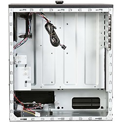 Bravo BL-01B (New Revision) Black Case w/ VESA Mount, ATX, No PSU, Steel