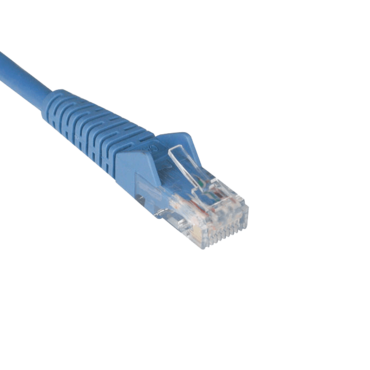 Cat6 Gigabit Snagless Molded Patch Cable (RJ45 M/M) - Blue, 4-ft