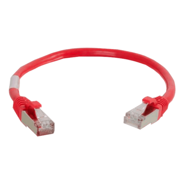2ft Cat6 Snagless Shielded (STP) Ethernet Network Patch Cable - Red