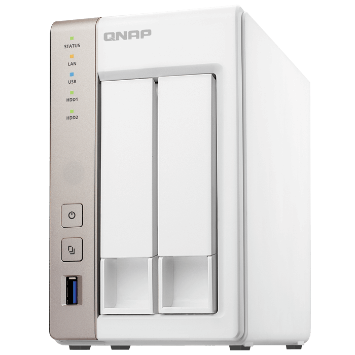TS-251 2-bay NAS Server, Intel® Celeron® J1800 2 41GHz, 1GB DDR3L RAM, SATA 6Gb / s, HDMI, GbLAN / 2, USB 3 0 / 2, USB 2 0 / 2, 60W PSU