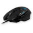 G502, 1 RGB Zones, 16000-dpi, Wired, Black, HERO Gaming Mouse