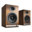 HD5-WAL, Wired/Bluetooth, Real Wood Veneer Walnut, 2.0 Channel Bookshelf Speakers