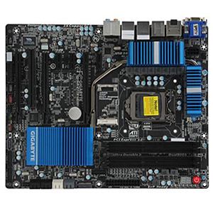 GA-Z77X-UD5H, LGA1155, Intel� Z77, DDR3-2400 (O.C.) 32GB /4, PCIe x16 SLI CF /1+1*, SATA 6Gb/s RAID 5 /5, 3Gb/s /4, DP + HDMI + DVI + VGA, USB 3.0 /8, HDA, GbLAN /2, FW /2, ATX, Retail