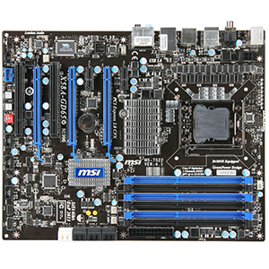 X58A-GD65, LGA1366, Intel� X58, 6400 MT/s QPI, DDR3-2133 (O.C.) 24GB /6, PCIe x16 CF SLI /3, SATA 3 Gb/s RAID 5 /6, 6 Gb/s /2, USB 3.0 /2, HDA, GbLAN, FW /2, ATX, Retail