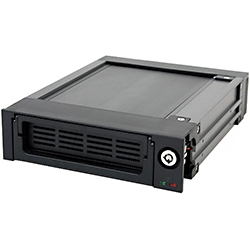 KF-91-BK Black SATA II HDD Mobile Rack, 3.5-in HDD, 5.25-in Bay