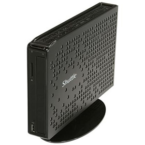 XS35V2 Black Mini PC Barebone, Intel� Atom D525 1.8GHz, Intel� NM10, DDR3-800, SATA, VGA, Audio, GbLAN, 40W PSU