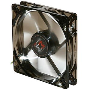 XLF-F1255 120mm Case Fan, 1500 RPM, 61 CFM, 20 dBA, 4-pin PWM, White LED