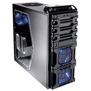 Dark Fleet DF-30 Black Mid-Tower Case, w/ Window, ATX, No PSU