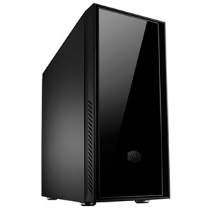 Silencio 550 Black Mid-Tower Case, ATX, No PSU, Steel/Plastic
