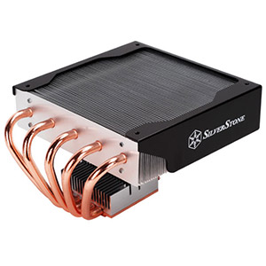 Nitrogon NT06-E Evolution CPU Cooling Heatsink, Socket 1155*/1156*/1366*/775/AM3/AM2, TDP 130W, 82mm Height, Copper/Aluminum
