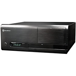 Lascala LC20B-M Black Entertainment PC Enclosure, VFD, ATX, No PSU