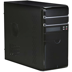 WN-41 Black Mini-Tower Case, mATX, 350W PSU, Steel