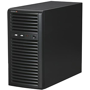 5036I-I Black Mid-Tower Platform, LGA1156, Intel� 3400, DDR3-1333 32GB/16GB ECC/UECC /4, SATA /4, VGA, GbLAN /2, 300W Low Noise PSU