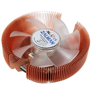 CNPS7500-Cu LED CPU Cooler, Socket 1155/1156/775/AM3/AM2, 67mm Height, Copper, Blue LED