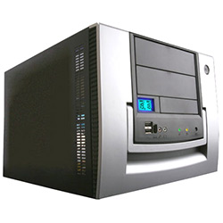 X-QPACK Black/Silver Portable Cube Case, mATX, 420W PSU