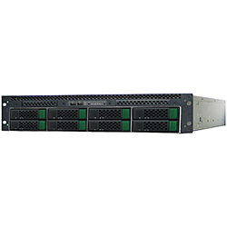 NSR 208 Black 2U Rack Server Chassis, 8x SAS/SATA HS, Adaptec Compatible, 600W Rdt PSU