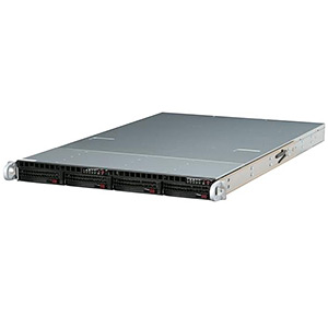 6016TT-TF Black 2-Node 1U Rack Server Platform, LGA1366 x 2 /2 Intel� 5500, DDR3-1333 48GB/24GB ECC/UECC x 2 /12, SATA RAID 5 HS x 2 /2, VGA /2, GbLAN x 2 /2, IPMI /2, 1200W PSU