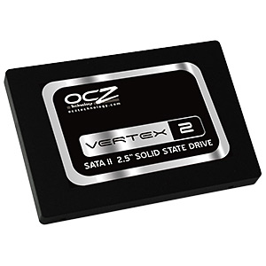 80GB Vertex 2 SSD, MLC SandForce SF-1200, 285/275 MB/s, 2.5-Inch, SATA 3 Gb/s, Retail