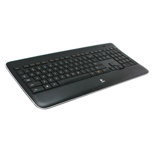 K800 Wireless Illuminated Keyboard Keyboard, Black, 2.4 GHz RF Wireless, USB, Retail
