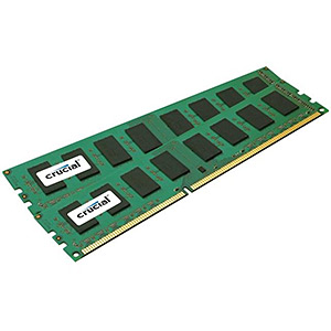 16GB (2 x 8GB) PC3-10600 DDR3 1333MHz CL9 1.5V SDRAM DIMM, Non-ECC