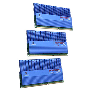 6GB (3 x 2GB) HyperX T1 PC3-14000 DDR3 1866MHz CL9 1.65V SDRAM DIMM, Non-ECC