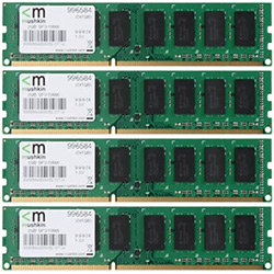 4GB (4 x 1GB) Value PC3-10666 DDR3 1333MHz CL9 (9-9-9-24) 1.5V SDRAM DIMM, Non-ECC
