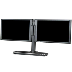 InterView 1700 Black Dual LCD Monitor, 17