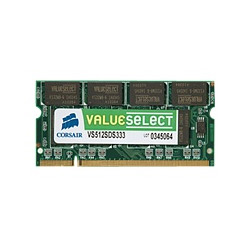 1GB PC-3200 DDR 400MHz SDRAM SODIMM, Non-ECC