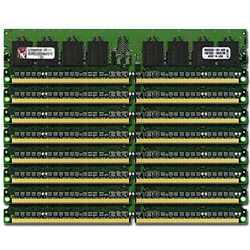32GB (16 x 2GB) ValueRAM� Sinlge-Rank PC2-3200 DDR2 400MHz CL3 SDRAM DIMM, ECC Registered