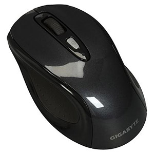 GM-M7600 Wireless Notebook Mouse, Black, 1600dpi, 2.4GHz RF Wireless, 4 Buttons, USB, Retail