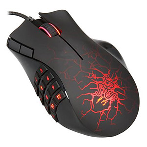 Naga, Molten Special Edition Gaming Mouse, 5600dpi, Black, 3.5G Laser Sensor, 17 Buttons, USB, Retail